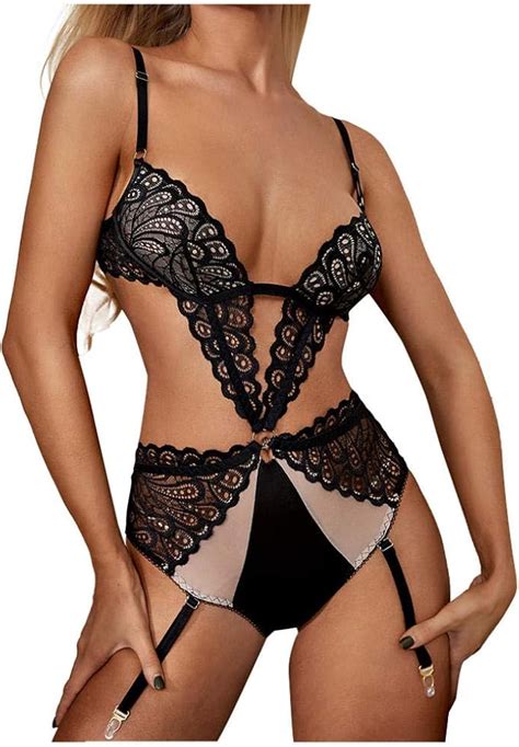 DSQK Rückenfrei Bodysuit Spitze Bodys Sexy Body Lingerie Sexy Plus Size Badeanzug Frauen