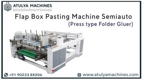 Corrugated Box Flap Pasting Machine At Rs 525000 Cardboard Box Making