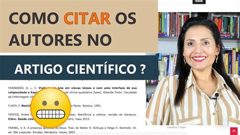 Como Citar Os Autores No Artigo Científico Revista Científica Núcleo