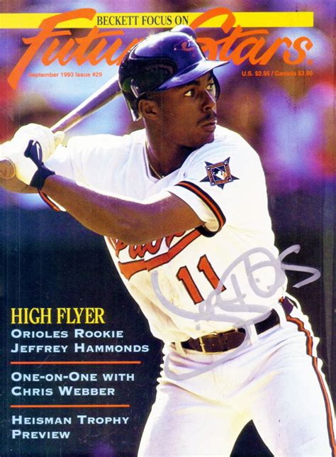 Jeffrey Hammonds Baltimore Orioles Chris Webber Hammond