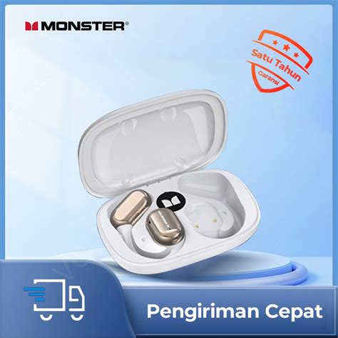 Jual Monster Mh22156 Tws Konduksi Tulang Bluetooth Nirkabel Headphone