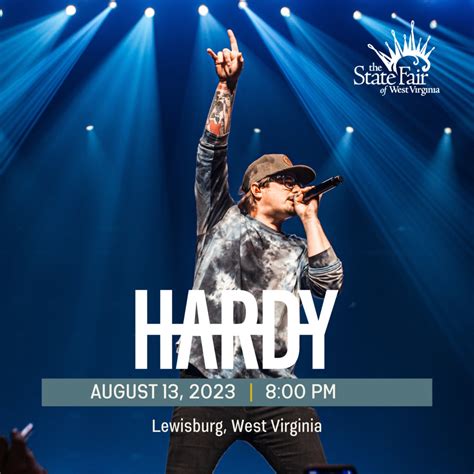 State Fair of West Virginia Announces HARDY as First in 2023 Lineup ...