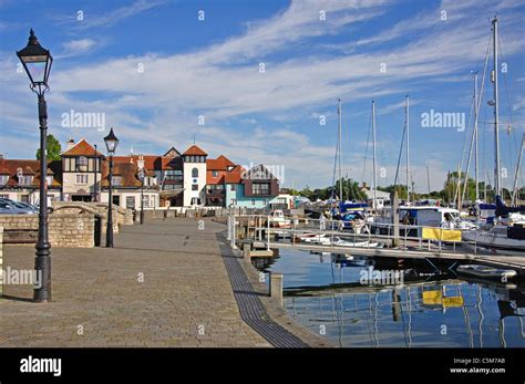 lymington quay lymington  forest district hampshire england