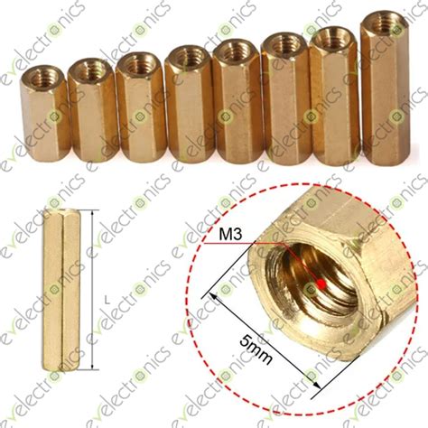 M X Mm Hexagonal Female To Female Brass Pcb Spacer Standoff In Pakistan