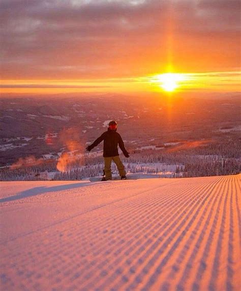 Skiing, Sunset, Trysil, Hedmark, Norway | Skiferie, Steder