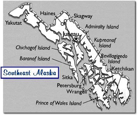 Chichagof Island Alaska Map - World Of Light Map