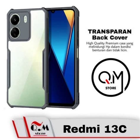 Jual Case Transparan Terbaru Redmi 13C Xiaomi Poco C65 Softcase Slim