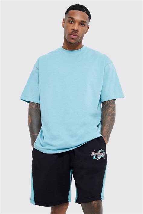 Mens Oversized Crew Neck T Shirt Boohoo Uk