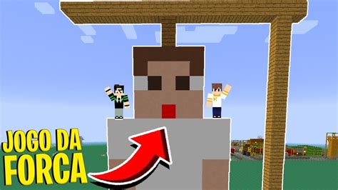 Desafiei O Bruninho No Jogo Da Forca No Minecraft Youtube