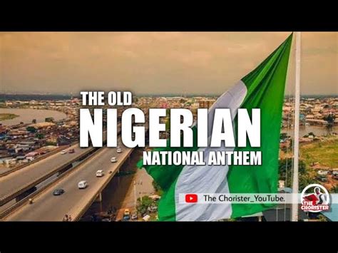 The New (old) Nigerian National Anthem of 1960, "Nigeria, We Hail Thee"// Video Including Lyrics ...