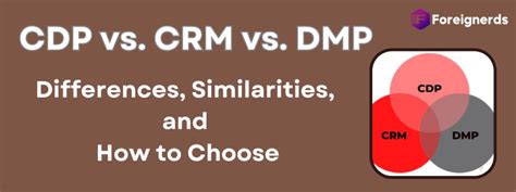 Cdp Vs Crm Vs Dmp — Differences Similarities And How To Choose