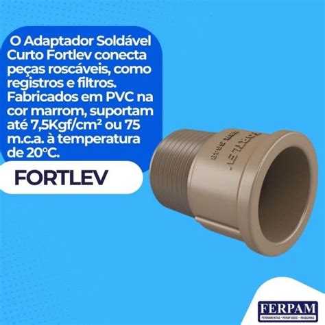 Adaptador Soldável 50 x 1 1 2 Fortlev