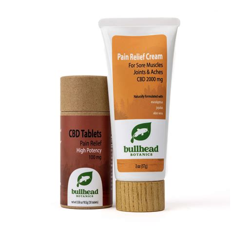 Cbd Pain Relief Bundle Bullhead Botanics