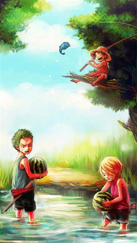 Luffy Zoro And Sanji One Peice Anime One Piece Fanart One Piece