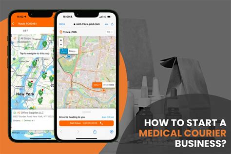 How To Start A Medical Courier Business Track Pod