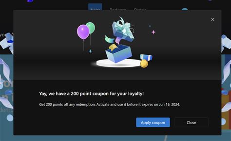 My Microsoft rewards points coupon got registered but I didn't use it ...