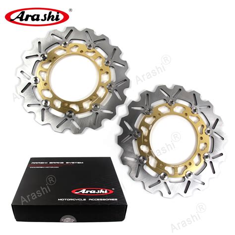 Arashi 1 Pair For YAMAHA YZF R1 1000 1998 2003 CNC Full Floating Front