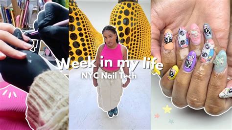 Week In My Life As A Nyc Nail Artist Freelance Miniso