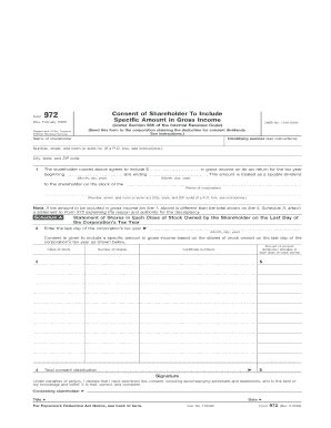 Fillable Online Form Rev February Consent Of Shareholder