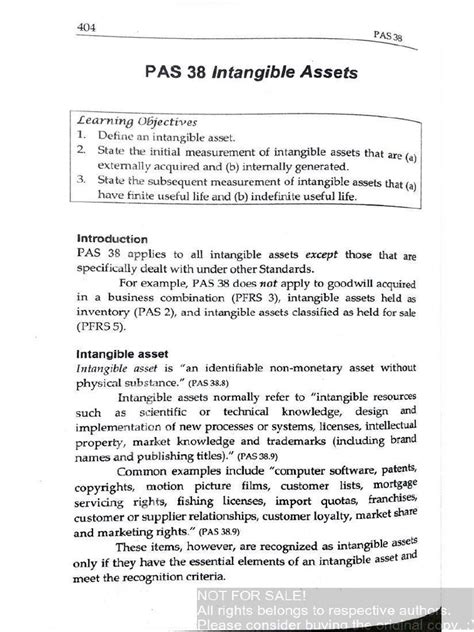 Pas 38 Intangible Assets Pdf