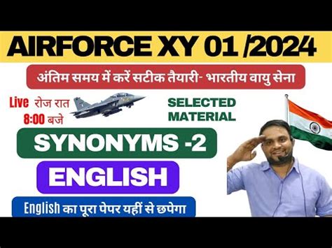 Most Important Synonym And Antonyms For Airforce Airforce Most