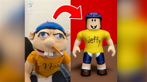 Jeffy Roblox Vs Original Tiktok Compilation Youtube