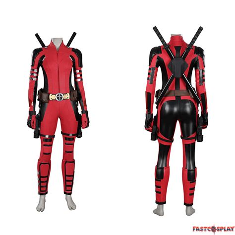 2024 Deadpool 3 Lady Deadpool Cosplay Costume Deluxe