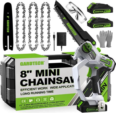 Amazon Gardtech Mini Chainsaw Cordless Inch Portable Electric