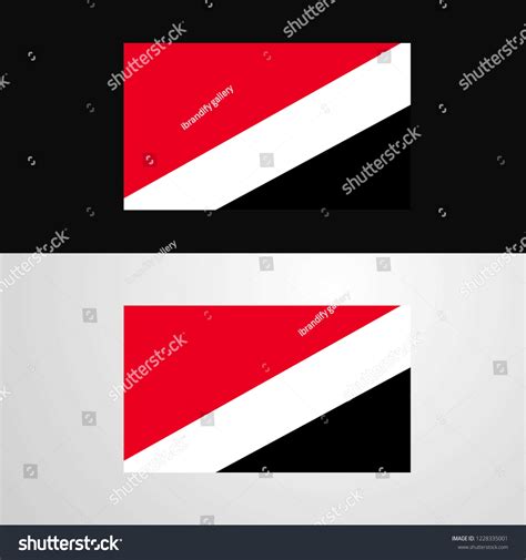 Principality Sealand Flag Banner Design Stock Vector Royalty Free