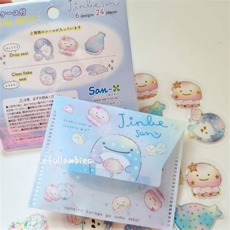 Jinbesan whale stickers pack, Hobbies & Toys, Stationery & Craft ...