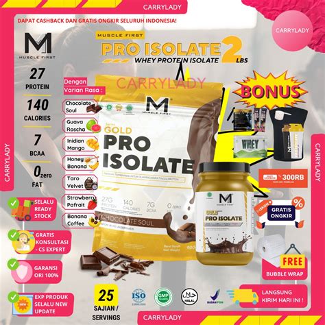 Jual Muscle First Gold Series Pro Isolate Muscle First Whey Lbs Lbs