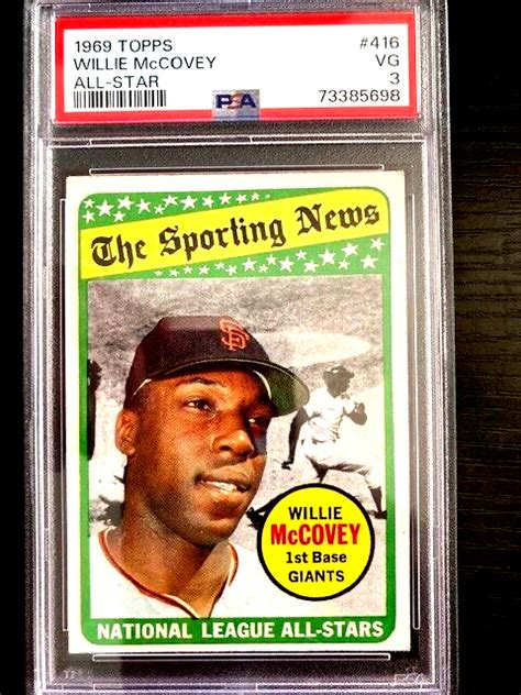 Topps Willie Mccovey All Star Psa Graded Ebay