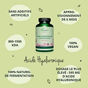 Acide Hyaluronique Pur Vegavero Naturel G Lules Mg