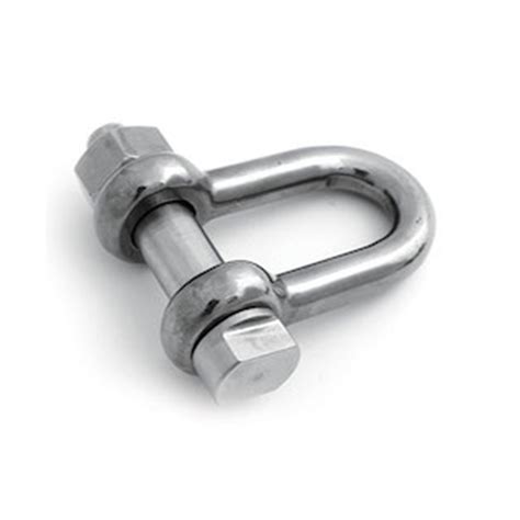 Petersen Stainless Rigging High Tensile Stainless Steel D Shackle Type