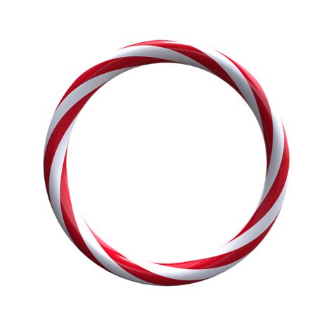 3d Candy Cane Frame 3d Rendering 15736206 Png