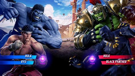 Grey Hulk Ryu Vs Gladiator Hulk Black Panther Very Hard Marvel