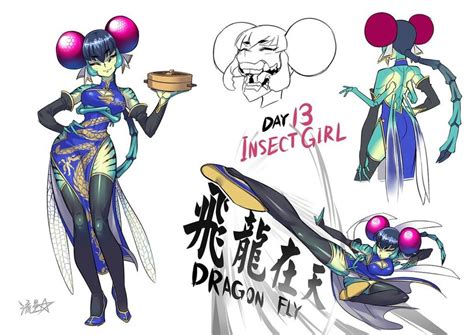 Cnmbwjx Artist Monster Girl Anime Anime Fandoms Insect