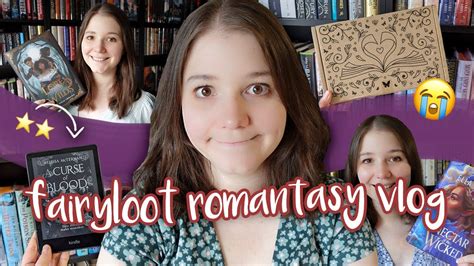 Reading Fairyloot Romantasy Books April June VLOG CC YouTube