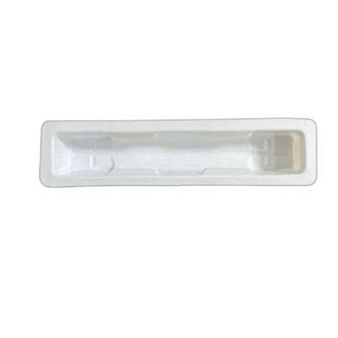 White Rectanglular 10ml HIPS Catcher Packaging Tray At Best Price In