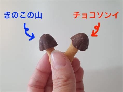 韓国のお菓子日本のパクリ商品チョコソンイレビューきのこの山との違いを調査