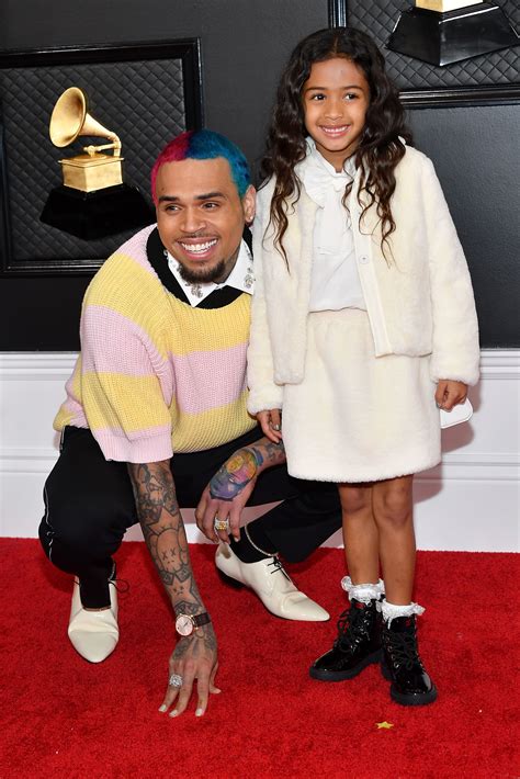 See Chris Browns Look Alike Son Aeko And His Daughter Royalty Posing