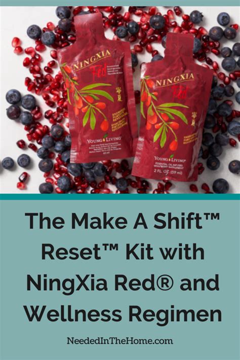 The Make A Shift™ Reset™ Kit With Ningxia Red® And Wellness Regimen