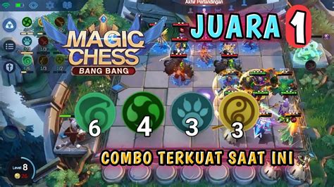 Juara 1 Magic Chess Combo Nature Spirit Elementalist Guardian Cadia Riverlands Youtube