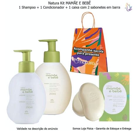 Kit Natura Mam E E Beb Shampoo Condic Sabonete Bellamix