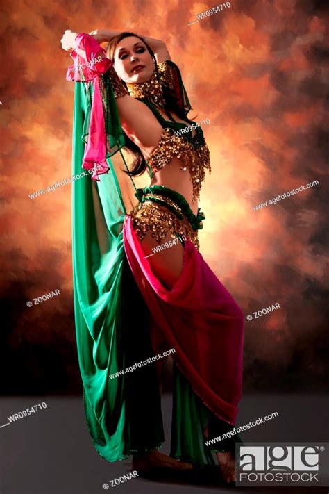 Beautiful Exotic Belly Dancer Woman Stock Photo Picture And Royalty