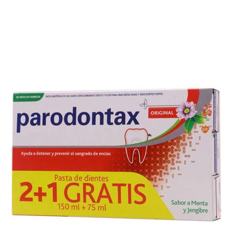 Parodontax Original Pasta Dentífrica Sabor A Menta Y Jengibre 75ml X 3