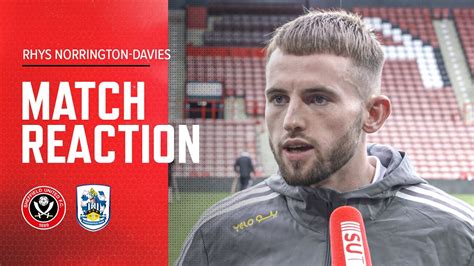 Rhys Norrington Davies Sheffield United Huddersfield Town Match