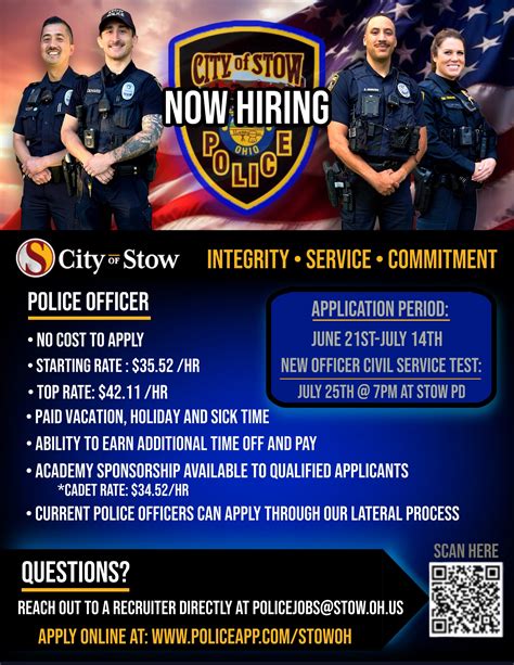 Stow Oh Police Jobs Entry Level Certified Policeapp