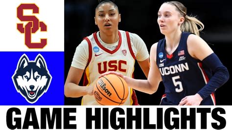 #1 USC vs UConn Highlights | 2024 NCAA Women's Basketball Championship ...