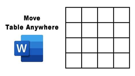 How To Move A Table Anywhere In Microsoft Word Document Artofit